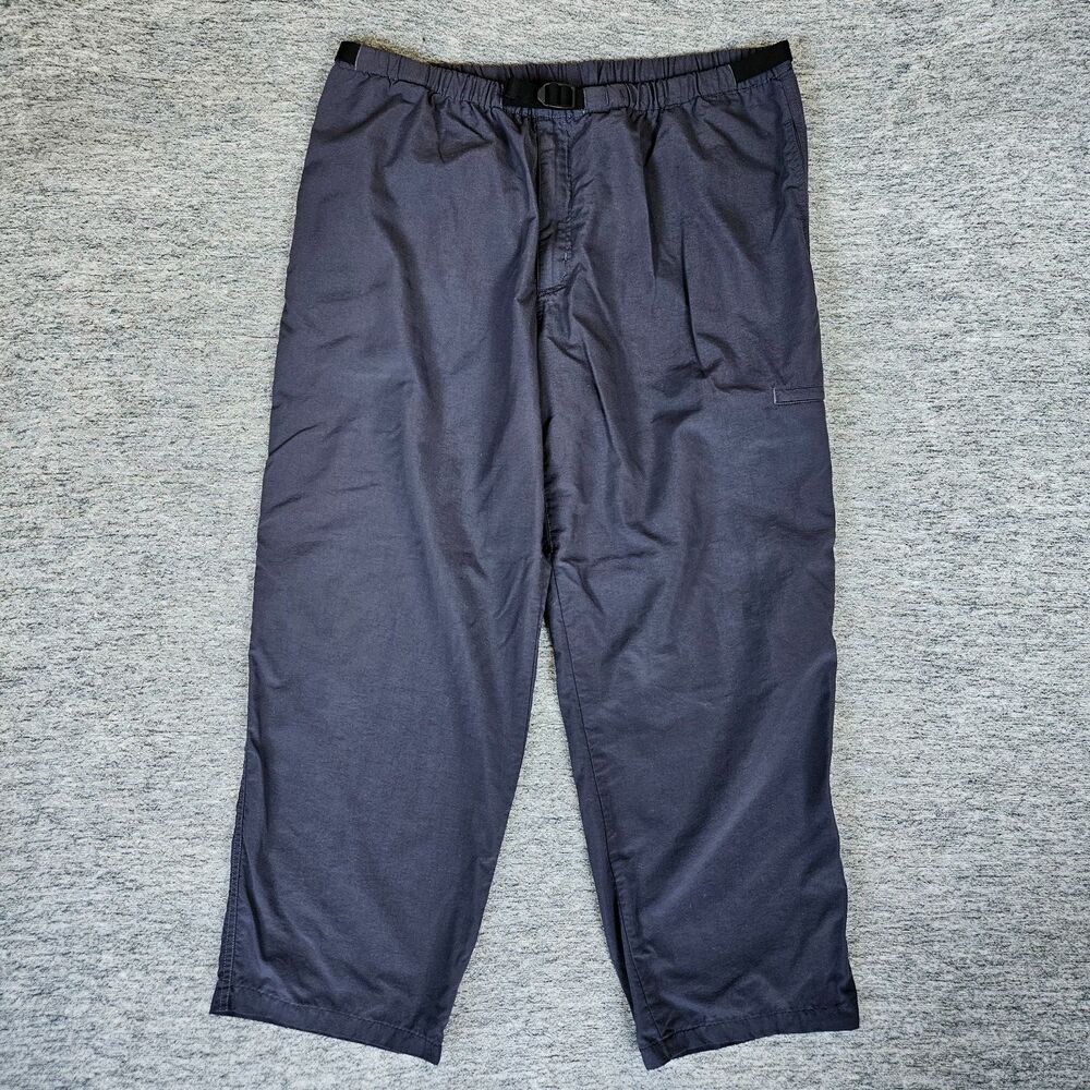 VTG Patagonia Gi II Nylon Pants Men's Size XL Blue Hiking Camping Gorp 55023